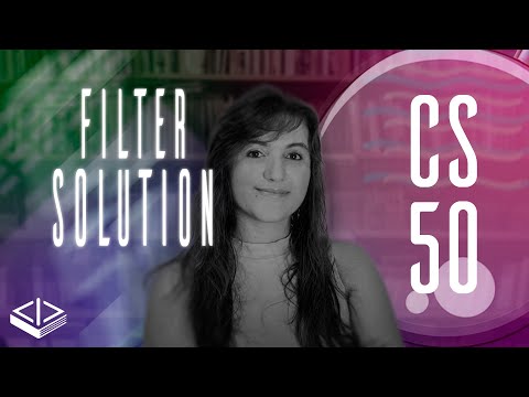 Видео: (CS50) ФИЛЬТР - НАБОР ЗАДАЧ 4 | РЕШЕНИЕ