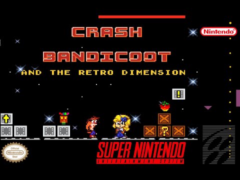 Видео: Crash Bandicoot and the Retro Dimension (V1.06) (2025) | Прохождение | SMW Romhack