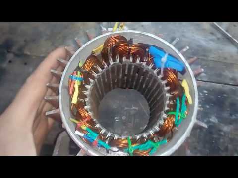 Видео: Генератор из асинхронного двигателя