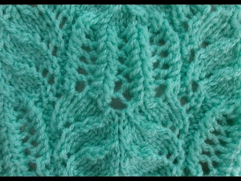 Видео: Узор "Медвежьи лапки"