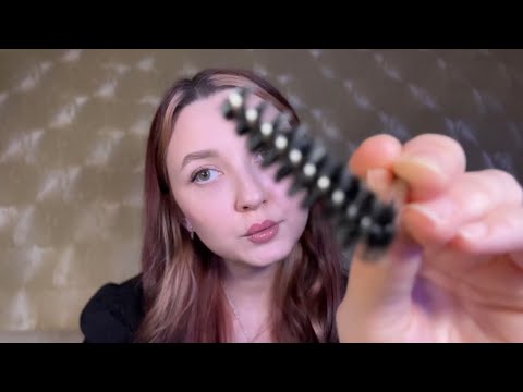 Видео: АСМР МАКИЯЖ + УХОД Салон красоты / ASMR Makeup 💄