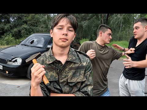 Видео: ОТЧИМ ИЗДЕВАЛСЯ НАД СЫНОМ И СЫН РАЗБИЛ ЕМУ МАШИНУ