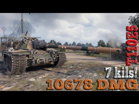 Видео: T110E5 Ace tanker WoT /  бой на мастера WoT replays