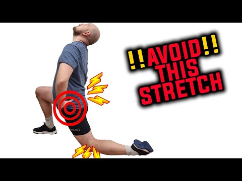 Видео: Худшее упражнение на растяжку сгибателей бедра! Попробуйте это.