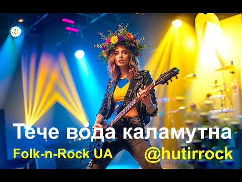 Видео: Тече вода каламутна - рок версія.Ukrainian Folk Rock Power #hutirrock #ukrainianfolkrock #rock&roll