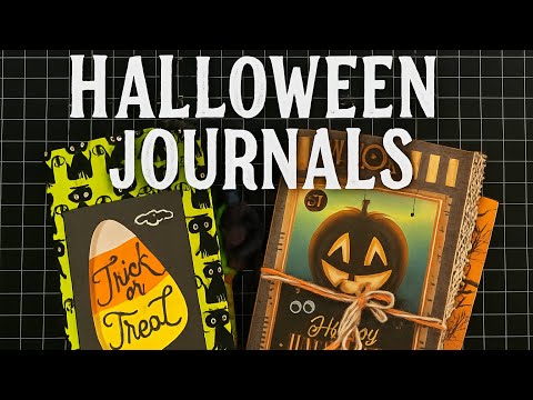 Видео: Вдвое больше жуткого веселья: 2 самодельных блокнота на тему Хэллоуина!