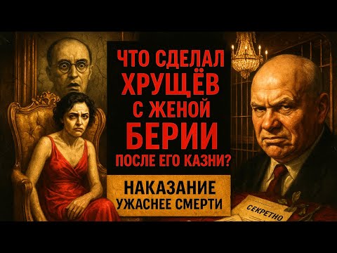 Видео: Что сделал Хрущёв с женой Берия после его казни?