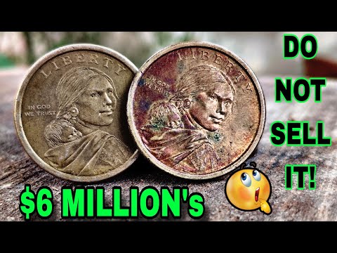 Видео: Пять суперредких однодолларовых монет Сакагавеа, стоящие огромных денег, которые могут сделать ва...