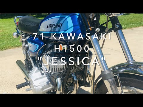Видео: 71 Kawasaki H1 500 "Джессика"
