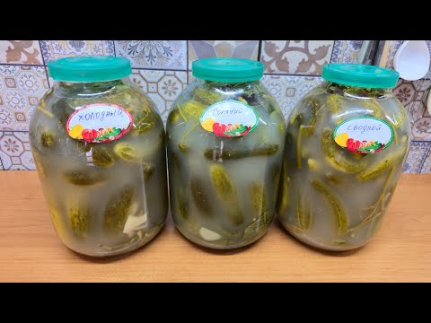 Видео: САМЫЕ ХРУСТЯЩИЕ! Квашеные огурцы на зиму! 3 ЛУЧШИХ СПОСОБА!