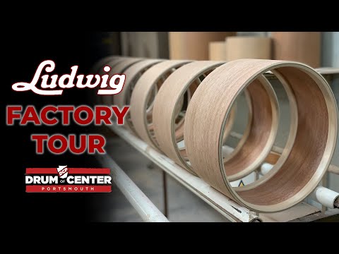 Видео: Посещение фабрики барабанов Ludwig Drums в 2019 году — Drumcenternh