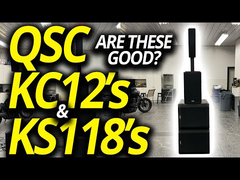 Видео: Соревнование профессиональных аудиосистем QSC KC12 и KS118 — справятся ли эти новые динамики с та...