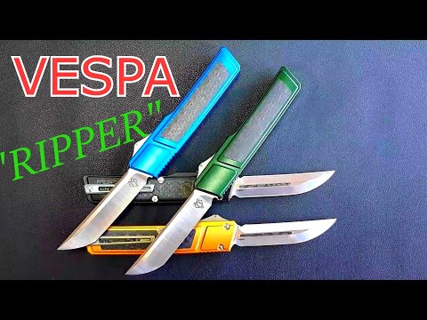 Видео: Лучший выкидной нож VESPA RIPPER фронталка ХХI века!