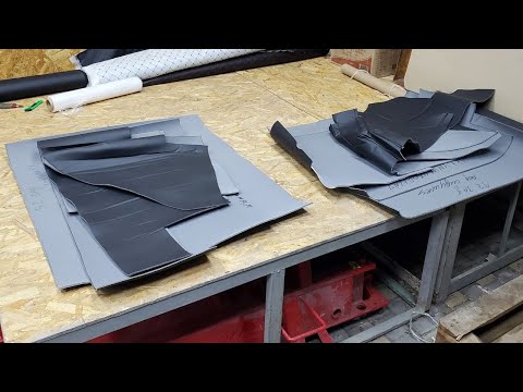 Видео: Обшивка кабины на мтз старый и новый образцы.