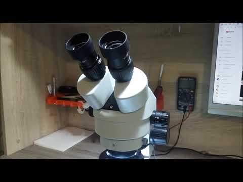 Видео: Отличный микроском Lucky Zoom SZM 745 7x-45x лучше чем МБС 10