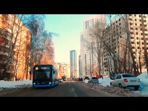 Видео: Автопрогулка по улицам Советская, Сулимова города Екатеринбург в середине февраля, выходной день