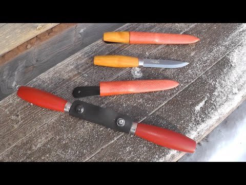Видео: Купил интересные ножи Mora. Classic Original Laminated, Morakniv WoodSplitter Triflex Steel