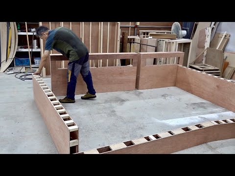 Видео: Корейская мебельная фабрика. Процесс изготовления семейной кровати