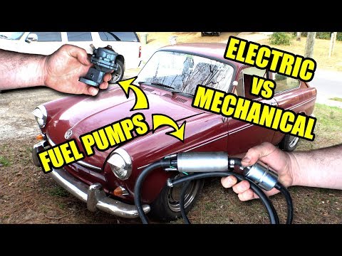 Видео: Электрический и механический топливный насос VW Beetle — вопросы и ответы в середине дня — 41