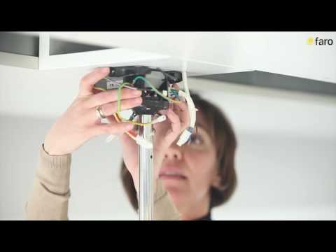 Видео: Процесс сборки и монтажа потолочного вентилятора Faro Just Fan