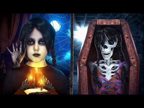 Видео: УЭНЗДЕЙ Собирается на БАЛ! Энид помогает ей с выбором наряда!