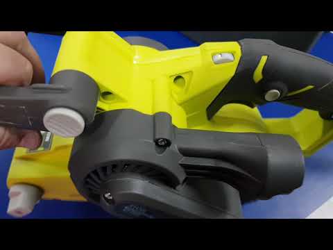 Видео: Ленточная шлифмашина RYOBI EBS800V