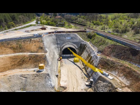 Видео: Модернизация на жп линия Елин Пелин - Септември, ЛОТ 3 / Modernization of Sofia - Plovdiv line