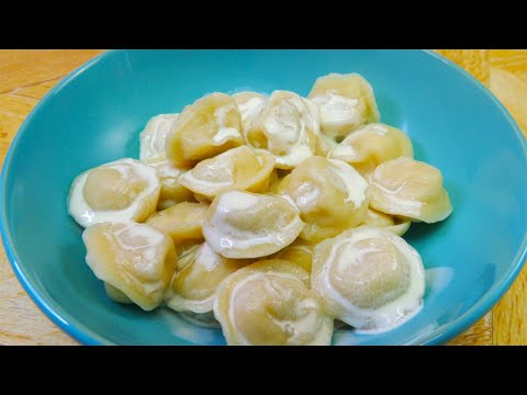 Видео: Пельмени из курицы. Секрет куриного фарша, который не растекается. Chicken dumplings