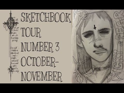 Видео: Sketchbook tour \ Обзор на скетчбук №3