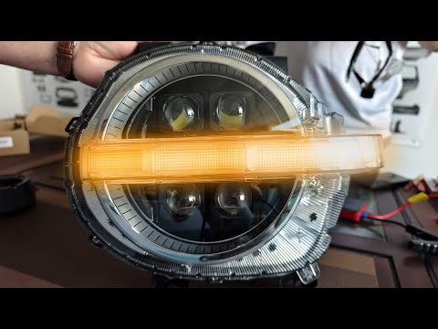 Видео: Модифицированные фары для TANK 300. Хватит ездить в темноте - поставь хороший свет!