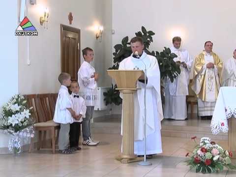 Видео: Святая месса в костёле 24.08.2014