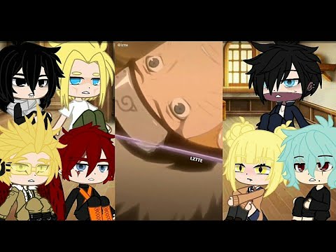 Видео: Реакция Про героев и Лиги Злодеев из МГА на Наруто🍲. "Gacha Club" "Gacha live"