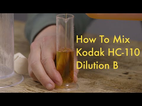 Видео: Как смешивать Kodak HC-110 || Как