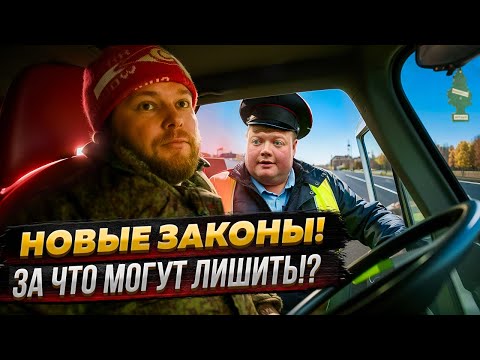 Видео: НОВЫЕ ЗАКОНЫ! ЗА ЧТО МОГУТ ЛИШИТЬ?