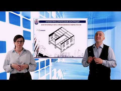 Видео: Тема: Конструктивные системы и схемы зданий. Дисциплина: Архитектурно-строительные конструк. Week 3.