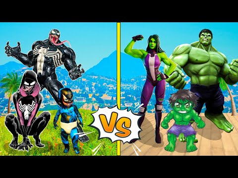 Видео: ВЕНОМ ОТБАСЫ vs ХАЛК ОТБАСЫ (GTA V)