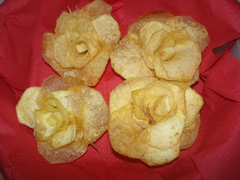 Видео: РОЗА из картофеля rose Potatoes