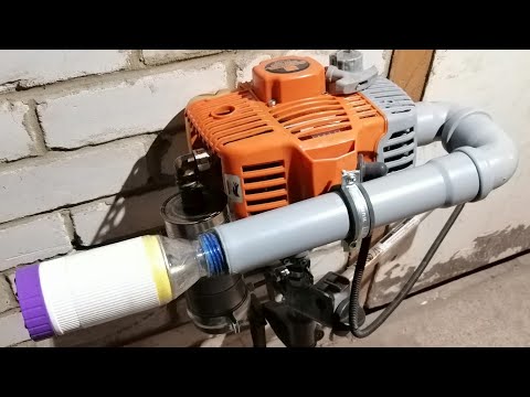Видео: Глушитель впуска на лодочный мотор Carver 2 часть