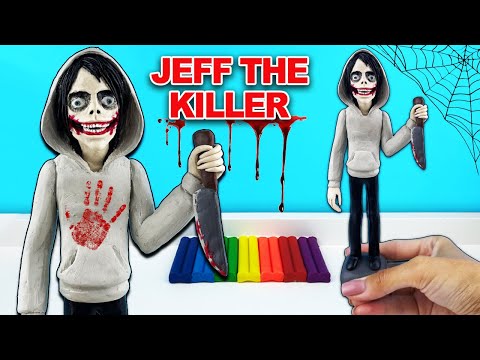 Видео: Джефф Киллер из пластилина по мотивам игры-страшилки «Jeff The Killer» | Лепим фигурки с Лепка ОК