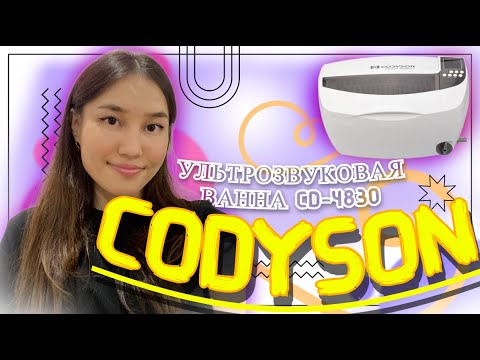 Видео: Обзор на ультразвуковую мойку Codyson CD-4830