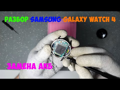 Видео: Разборка часов Samsung Galaxy Watch 4 (SM-R860)