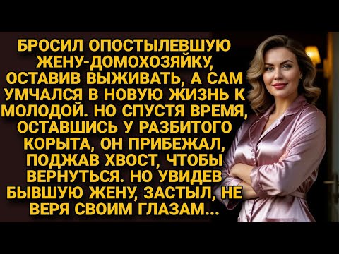 Видео: Бросив жену, ушел к молодой в новую жизнь. А едва захотел обратно, оказалось...