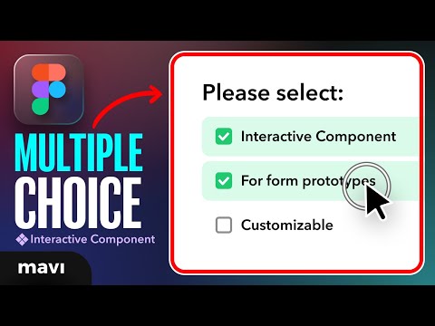 Видео: Как создать интерактивный компонент с множественным выбором в Figma (урок)