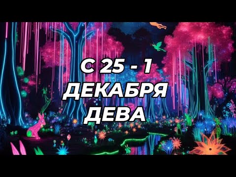 Видео: ❄️☃️ДЕВА. ♍️С 25 - 1 декабря 2024.♍️