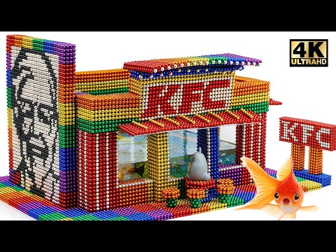 Видео: DIY - Как создать удивительный аквариум KFC из магнитных шариков (удовлетворительно)