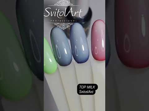 Видео: SvitolArt Gel Top Milk без липкости