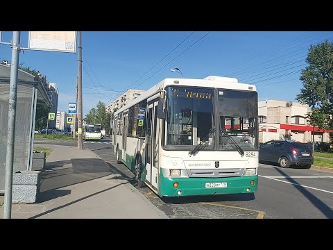 Видео: Автобус, маршрут №72 по врем. трассе НефАЗ-52994-40-42 (52994P) б.8284 (14.08.2020) Санкт-Петербург