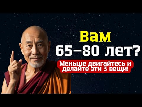 Видео: Вам 65–80 лет? Меньше двигайтесь и делайте эти 3 вещи!