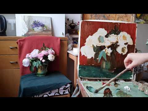 Видео: Упражнение для живописцев. Ограниченная цветовая палитра в живописи.