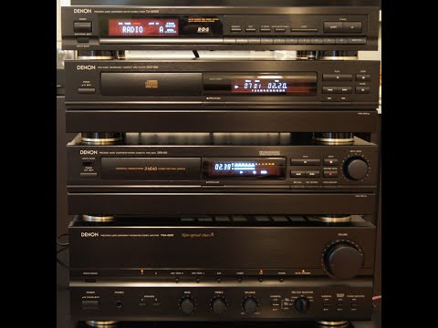 Видео: DENON HiFi Stereo Component System 1992. Кассеты DENON. И SAMBA на виниле.